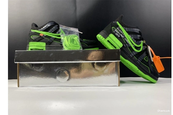 CU6015-001 O-W DUNK “”GREEN AIR STRIKE“ NIKE RUBBER 0302